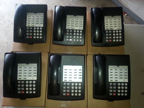 LOT OF (6) PARTNER 18 NON DISP BLACK TELEPHONES