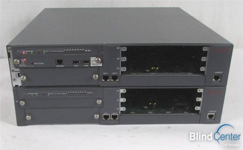 Lot of 2 Avaya G700 Media Gateway Chassis - 700394984 &amp; 700316326 S8300