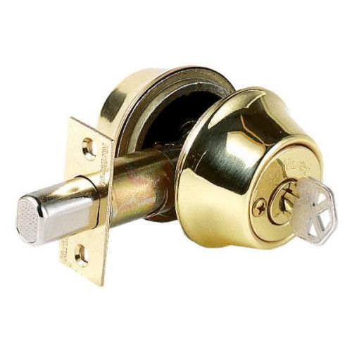 Grade 3 security double cylinder deadbolt-pb cp 2cyl deadbolt for sale