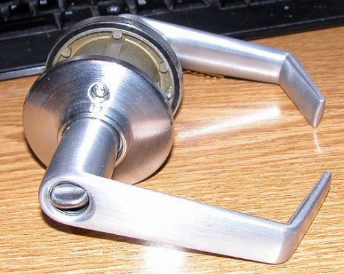 Key Entrance Door Lock Lever handle Stainless Steel-NO SLIDING BOLT