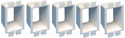 5-Pack 1-Gang Arlington BE1-5 Electrical Outlet Box Extender, 1-Gang, White, 5-