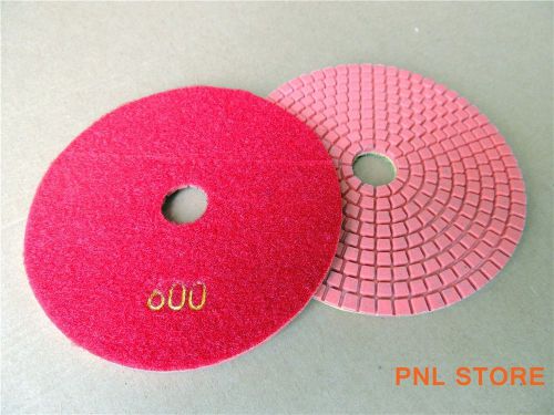 1pc 600# diamond polishing pads 5 inch wet/dry granite marble concrete stone for sale