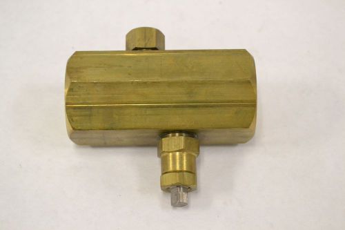 NEW DELTROL F35B AIR FLOW BRASS THREADED 3/4 IN NPT NEEDLE VALVE B293583