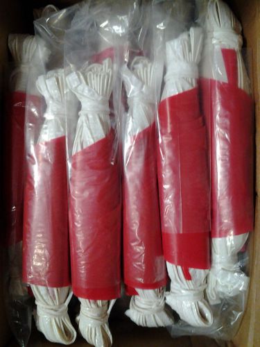 Cortina Safety Products 100&#039; Red Vinyl Pennants Case of 50