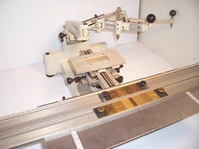 NEW HERMES ENGRAVING MACHINE M-3 ENGRAVER WITH BLOCK FONT SET