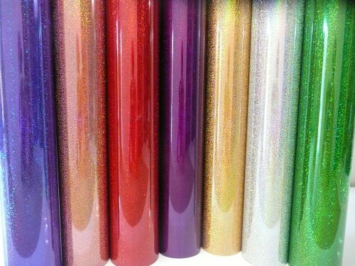 1m roll of garment t-shirt sparkle glitter vinyl heat press vinyl transfer paper for sale