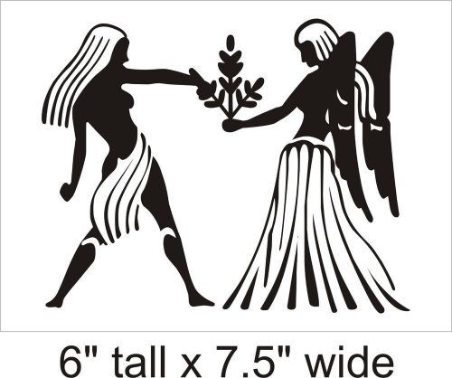 2X SOFT &amp; HARD LADY FIGURE Wall Art Decal Vinyl Sticker Mural Decor-FA203