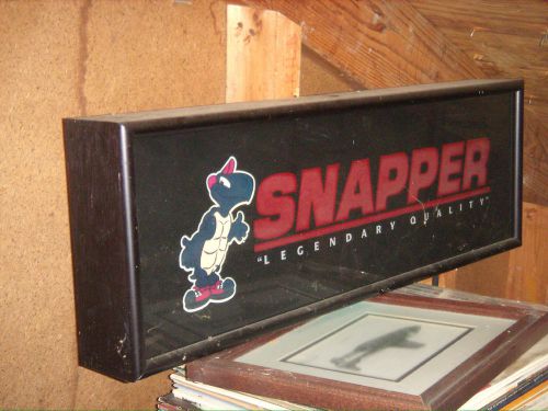 LIGHTED SNAPPER SIGN FOR DEALERS