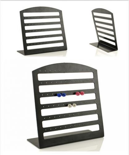 Simple Elegant 36 Pairs Black Plastic Pierced Earring Jewelry Display Stand TR19