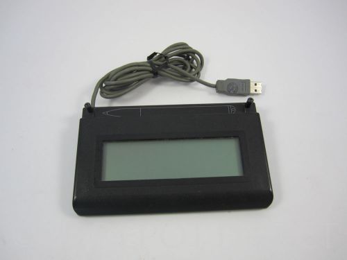 Topaz t-l462-hsb signature gem 1x5 capture pad usb - as is for sale