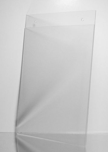 10 Acrylic 8-1/2&#034; x 11&#034; Wall Mount Sign Holders