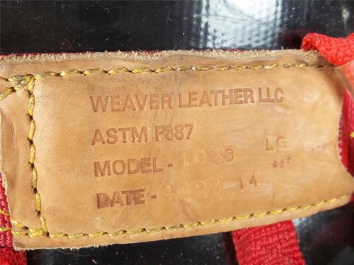 LG 1038 - 40&#034; to 44&#034; WEAVER TREE CLIMBING SADDLE GEAR EQUIPMENT SAFETY TOOL BELT