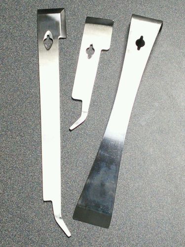 3 PCS Lot Beekeepers pocket JHook hive tool stainless steel pry bar &amp; j hook