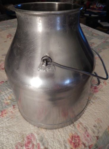 Stainless Steel 5 Gallon De Laval Cream Milk Bucket Pail Vat