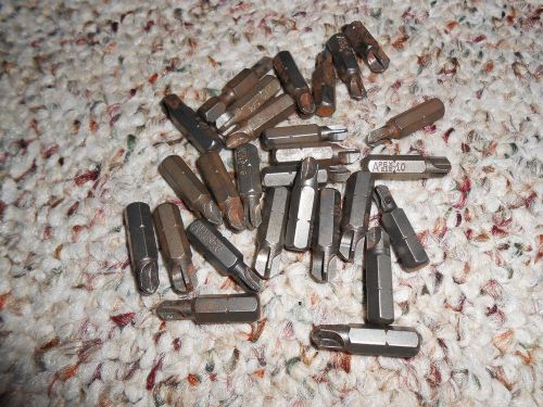 Apex torq-set bit assortment - aircraft bits - airbus 300, 310, 319, 320 for sale