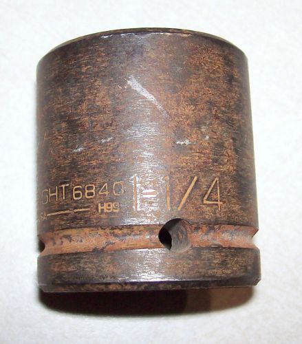 Wright 1 1/4&#034; 3/4&#034; Drive 6 Point Impact Socket 6840