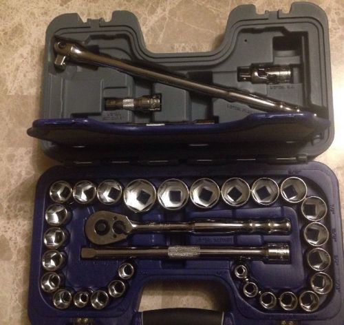 BLUE-POINT 33PC 1/2&#034;  GENERAL SERVICE TOOL SOCKET SET BLPGSS1233