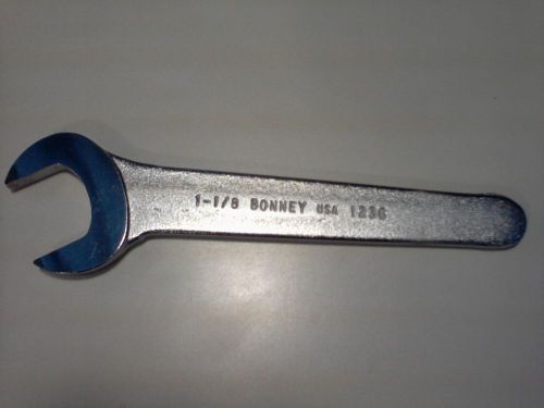 VINTAGE 1236 BONNEY 1-1/8&#034; SERVICE WRENCH