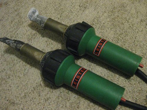 Two leister ch-6060 heat gun hot air blower for sale