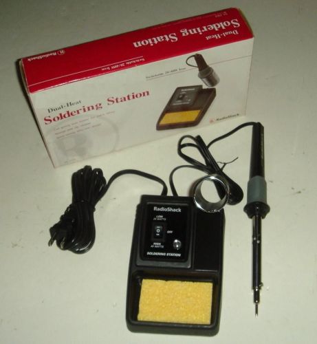 Radio Shack Dual Heat 20/40 Watt Iron Soldering Station 64-2184 NEW in BOX