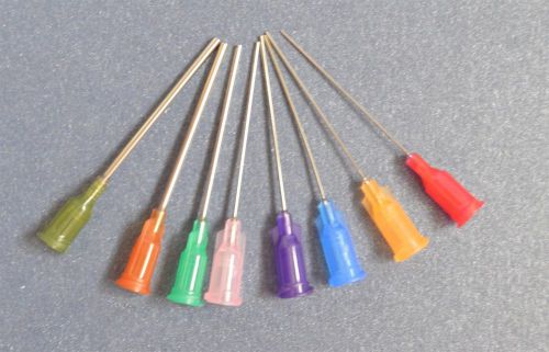 250pcs 1.5&#034;  Blunt dispensing needles syringe needle tips 14Ga-25Ga New