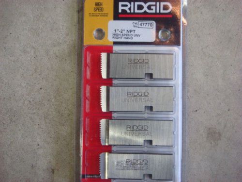 Ridgid 47770  Universal Die Head 1&#034;-2&#034; NPT HS - NEW