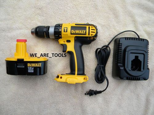 New Dewalt DCD775 18V 1/2 Cordless Hammer Drill, DC9096 Battery, Charger 18 Volt