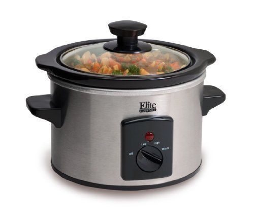 NEW MaxiMatic MST-250XS Elite Gourmet 1-1/2-Quart Slow Cooker