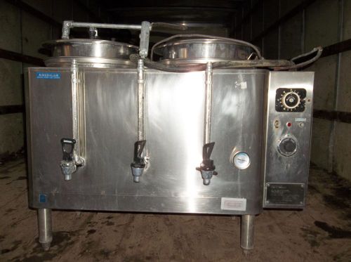 URN COFFEE TWIN 7773EX NSF Twin 3 gal Coffee Urn Brewer Stainless Steel