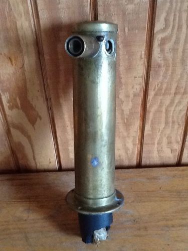 VINTAGE BRASS SINGLE TAP PERLICK GLYCO DRAFT BEER TOWER MILWAULKEE 12.1/2&#034; TALL