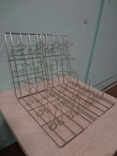 LOT OF 4  S.STEEL CHICKEN HOLDER RACKS FOR &#034;HENNY PENNY&#034; SMART COMBI OVENS