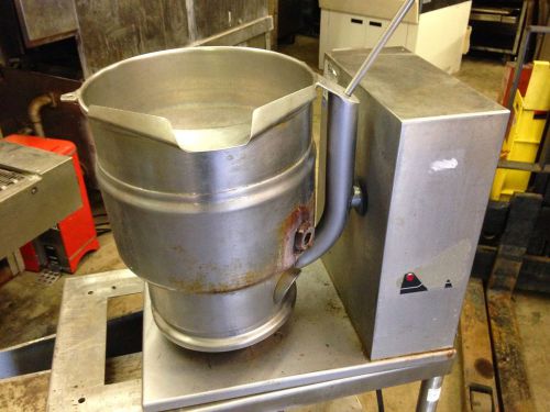 Groen tdb-20 electric steam jacketed tilt kettle 20qt for sale