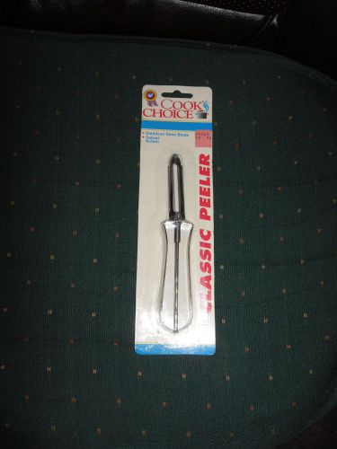 LOT 6 Classic Stainless Steel Swivel Action Fruit &amp; Vegetable Peeler NEW on Card