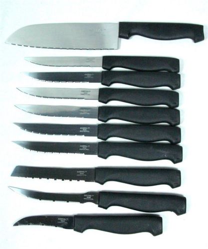 SHARPSU 2000 10PC GOURMET CUTLERY SET KNIVES CARVER PARING STEAK FRUIT KNIFE