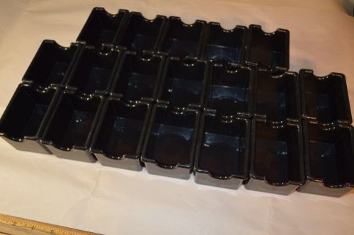 19 NSF SUGAR PACKET HOLDER CADDY TEABAG JELLY BLACK CADDIES RESTAURANT951