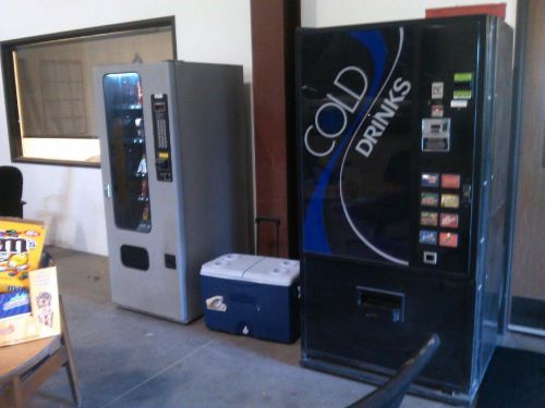 vending machines soda and mid sized snack.