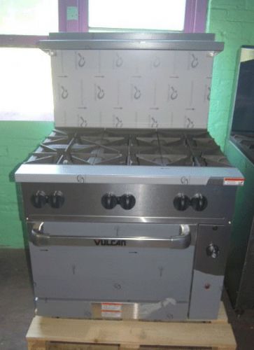 VULCAN ENDURANCE 6 BURNER 1 OVEN (Bakery Depth) RANGE!