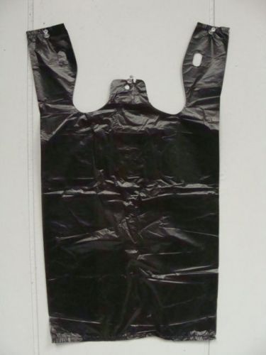 BLACK T-SACK 1/6 PLASTIC BAGS * 1,000 COUNT *