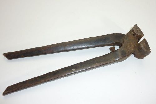 Sheet Metal Pliers Pexto nice Original Pair Metal working Crimp Hand Break