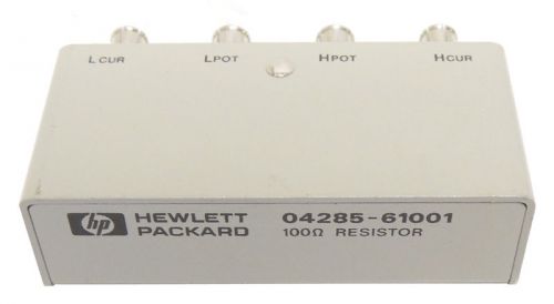 NEW Agilent HP 100-Ohm Resistor Box 04285-61001 Test Fixture / Warranty