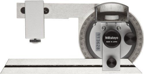 Mitutoyo 187-904 , Universal Bevel Protractor, 6&#034; Blade, 5 minute Vernier