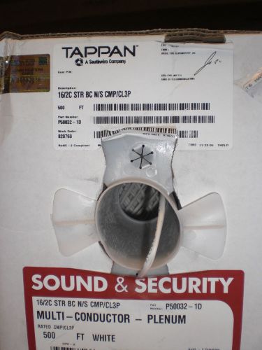 Tappan sound &amp; security 18/2c awg wire partial roll 11 1/2 pounds for sale