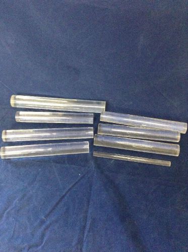 Clear Acrylic Lucite Multiple Solid Rods