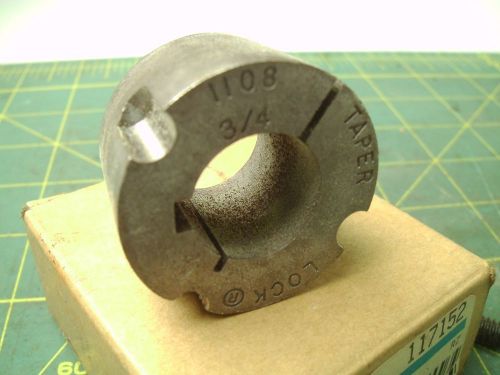 DODGE 1108 TAPER LOCK BUSHING 3/4-KW 117152 (QTY 1) #57676