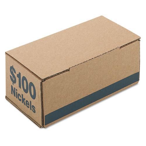 NEW PM COMPANY 61005 Corrugated Cardboard Coin Storage w/Denomination Printed On