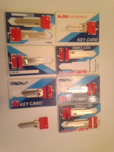 Ilco Unican Key Card New Lot