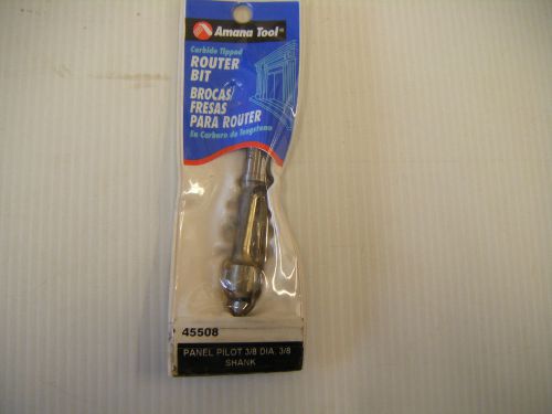 New amana tool panel pilot 3/8&#034; dia. 3/8&#034; shank router bit (45508) for sale