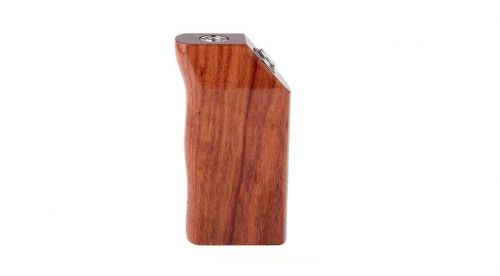 Box Style 2*18650 Mechanical Mod wood + stainless steel