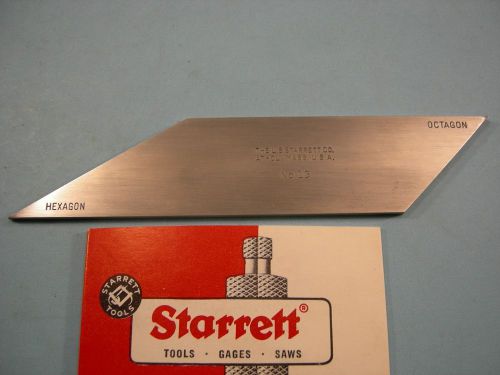 Starrett No.13 Series Octagon &amp; Hexagon  Blade for No.13 Series 6&#034; Squares