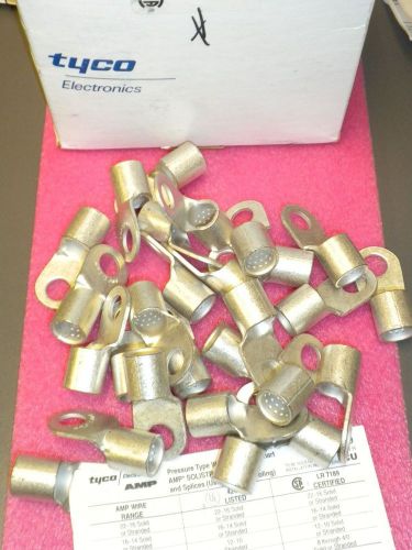 50 Pcs Tyco Electronics Solistrand Ring Tongue Terminal Part# 321872